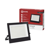 Прожектор светодиодный СДО-7 100Вт 230В 4000К IP65 черный IN HOME