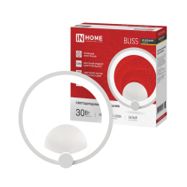Светильник светодиодный ELEGANT BLISS-WH 30Вт 230В 3000-6500K 2400Лм STEP COLOR белый IN HOME