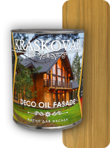 Масло для фасада Kraskovar Deco Oil Fasade Бук 0,75 л.