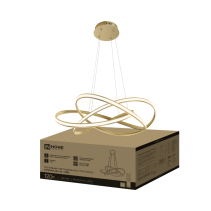 LED lamp ESTETIKA DALI-HL-120GL 120W 230V 3000-6500K 600x490x170mm 1.2m cable DN gold IN HOME