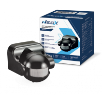 Motion Sensor Infrared DD 09H 1200W 180 gr.12m IP44 Black NEOX