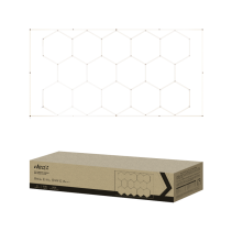Светильник светодиодный ДБО-HEXAGON 14С-81065 810Вт 6500К 14сот с рамкой 0.5м шнур с вилкой 4835х2430мм NEOX