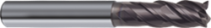 Monolithic carbide milling cutter for processing hardened steels, d-20 mm