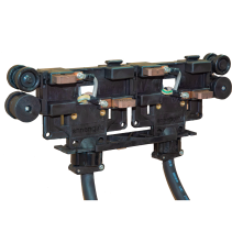 Токосъёмник для HFP56 60А сдвоенный (с кабелем L-1м), 56JD-4/60, 563160