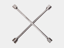 Крестообразный баллонный ключ 17 x 19 x 21 мм x 13/16"