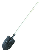 Bayonet shovel made of rail steel with black Top grade