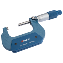 Микрометр гладкий с микровинтом из нержавеющей стали и теплоизоляционной накладкой 125-150 мм; 0,01 мм