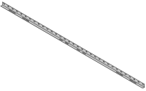 MULTICOLOR Уголок перф. для установки пластрона (1800) IP31/IP54 (ШхВ) RAL 7035