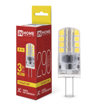 Лампа светодиодная LED-JC 3Вт 12В G4 3000К 290Лм IN HOME