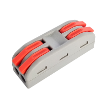 Клемма проходная КП 222-2412 с рычагами 2 полюса 0.08-2.5/4мм2 (10шт./уп.) IN HOME