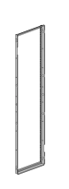 MULTICOLOR Plastron mounting frame (modular) (400x1800) (WxDxH) RAL 7035