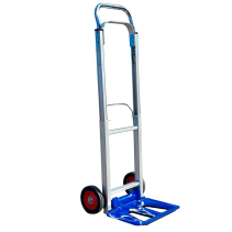 Folding aluminum cargo trolley KG 90 And d 150 cast wheels