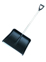 Shovel No. 3 500*390 with an ots.bar assembly with an aluminum handle and a V-shaped handle