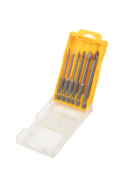 Набор сверл Skole по стеклу плитке под шуруповерт (3,4,5,6,8,10 мм), набор 6 шт/уп ST4-6PC