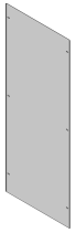 MULTICOLOR end panel SCHO-70 (800x2200) (WxDxH) RAL 7035