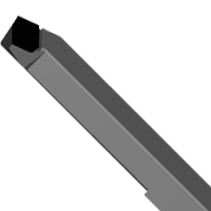 Резец расточной для сквозных отверстий ГОСТ 18882-73 тип 1 исп.1 Т5К10 25х25х240