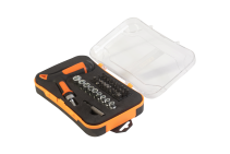 Set of end heads and bits with a Skole ratchet (adapter, heads 4/5/5,5/6/7/8/9/10/12, magnetic extension 60mm) 41 pr/pack NJ-1041