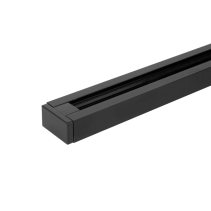 RB2000-BL single-phase suspended and overhead busbar with power input 2000x33x18mm black IN HOME