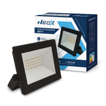 Прожектор светодиодный ДДО-8 20Вт 230В 6500К 2000Лм 100лм/Вт IP65 черный NEOX