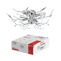 Lamp chandelier MODERN LORA-CL-4E14-CH 4xE14 chrome plated IN HOME