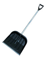 Snow shovel No. 2 460x400mm d 32, plastic complete with aluminum. handle and V-shaped handle (OTS/pl)