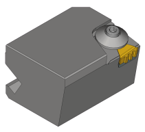 Threaded turning holder IR-856