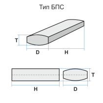 Grinding block BPS 20 8 140 25A 150 L 7 V drawing 108000