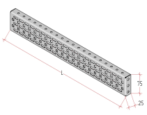 MULTICOLOR Spar ML75 (1000) (WxDxH) Soc 1.5 mm