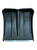 Snowball shovel with aluminum bar (380x380), D=32