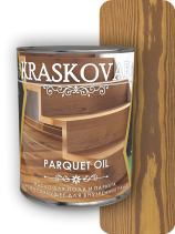 Масло для пола и паркета быстросохнущее Kraskovar Parquet oil Миндаль 0,75 л.