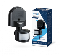 Motion Sensor Infrared DD 08H 1200W 180 gr.12m IP44 Black NEOX