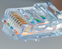 Коннектор сквозной (проходной) RJ-45 (8P8C) Cat.5e, RIPO, универсальные ножи (упк.20шт.)