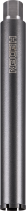 Heden diamond crown 72x450 mm, 1 1/4" UNC, 6 segments, art. 410.003