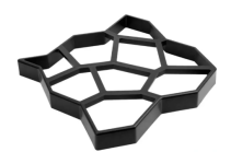 Lawn grating for garden paths and parking, green