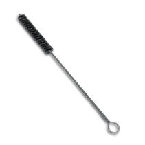 IBZ brush ruff, 300*100 mm, diameter 13 mm, steel corrugated wire STA 0.15 mm, shank 2.0 mm