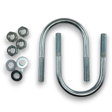 Core Set U-shaped clamp GOST 24137-80 m10x65 + 2 nuts + 2 washers. Galvanized. 10 sets of RKU00100652010