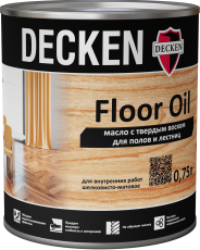 Oil for all types of wooden floors DECKEN Floor Oil, 0.75 l
