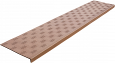 Anti-slip pad on the step is Long-max angular (rubber tread) 1500x300x30, beige