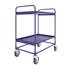 Two-tier service trolley ST 2 (600x900) bolted wheels d125mm.