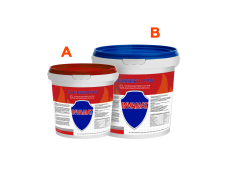 INVAMAT BARRIER 690 Огнезащитный состав для ППУ, комплект, компонент А ведро металлическое 11 кг, компонент В ведро металлическое 19 кг