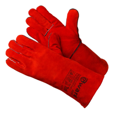 Красные краги сварщика с подкладкой Gward Track