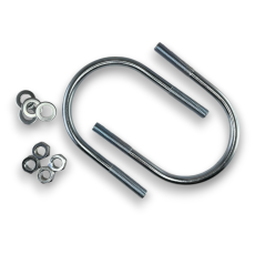 Керн Комплект хомут U образный гост 24137-80 м12х105 + 2 гайки + 2шайбы. Оцинкованный. 5 комплектов RKU00121052005