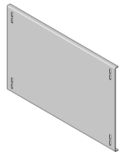 MULTICOLOR Automatic machine shelf (400x250) (WxDxH) Soc 1.5 mm