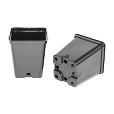 Injection molded (solid) square pots 0.55l, 100 pcs.