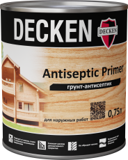 Грунт-антисептик  DECKEN Antiseptic Primer, 0,75 л