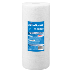 PP-5 M-10 BB, Polypropylene AQUABRIGHT cartridge for mechanical water purification, 5 microns, Big Blue 10 inches