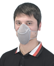 Antiviral (bactericidal) mask Half mask BM 1.3. (gray) SAYVER|SAYVER