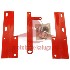 A set for reinstalling the steering wheel to the old-style Ugra motorblock (rectangular shaped steering column)