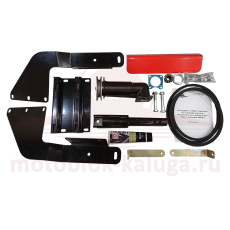 Kit for installing the Zarya mower on the Ugra tillerblock (with an engine up to 8 hp inclusive) assembled with an AMPK-1 adapter