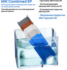 Flame retardant thick-layer epoxy-based compound MIK COMBINED EP (16.1kg (base)+2.4(kg) hardener)x2 set